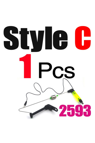 MNFT Style C 2593 1PC 1PC Fishing Bite Indicators - Bobbins Swingers Hangers ...