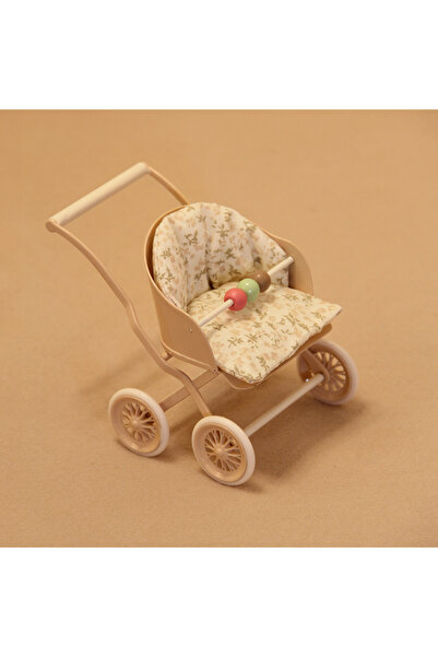 Choice dusty pink 1:12 miniature simulated furniture metal trolley in lotus p...