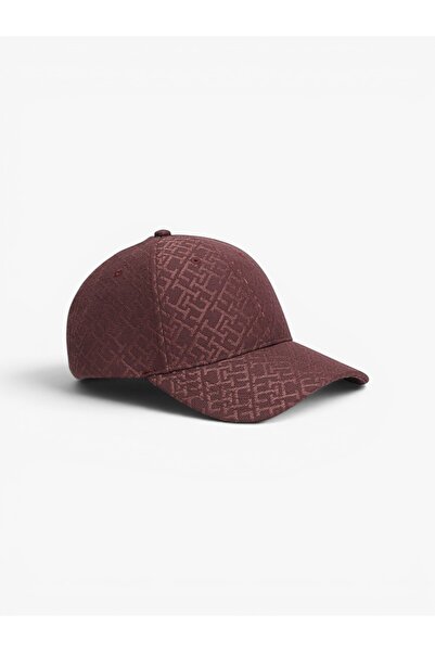 Tommy Hilfiger TH MONOGRAM CAP Kadın Kırmızı Şapka - AW0AW18058