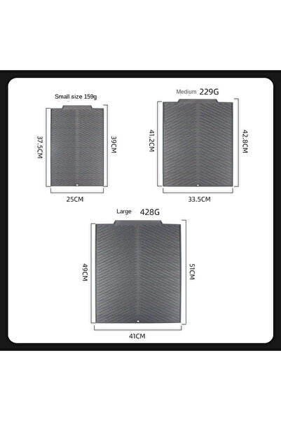 choice2 Small size 39x25cm Gray 1 PCS S/M/L Silicone Drain Pad Drying Mat Pot...