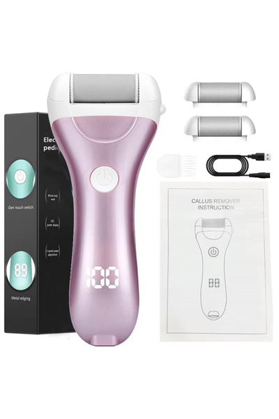 Choice1 pink Portable Electric Vacuum Adsorption Foot Grinder Electronic Foot...