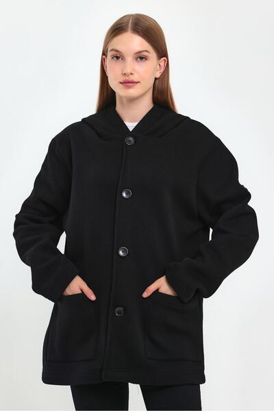 ALEXANDERGARDI Hooded Oversize Cardigan with Ribbon Inside (E22-60700)