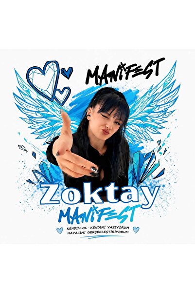 SİBELİZE Manifest Zoktay Kanat Tasarımlı T-shirt