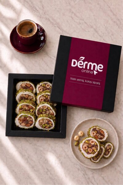 Derme Sarma Lokum Fıstık Kaplamalı 300 Gram