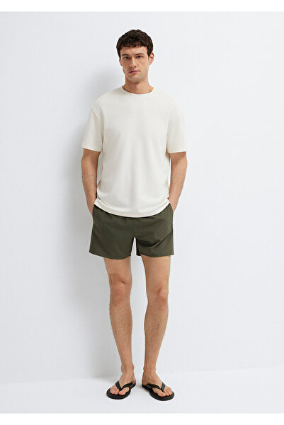 Mavi Black Khaki Swim Shorts 0912346-89461