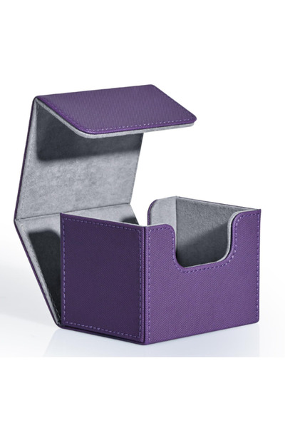 Choice Purple Card Deck Box, Hold 100+ Double Sleeved Cards/150+ Single-Sleev...
