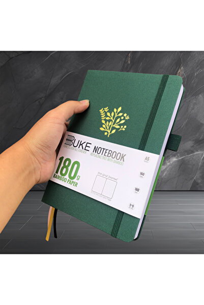 Choice 180gsm bamboo paper forest green BUKE 180gsm BAMBOO PAPER Dot Grid JOU...