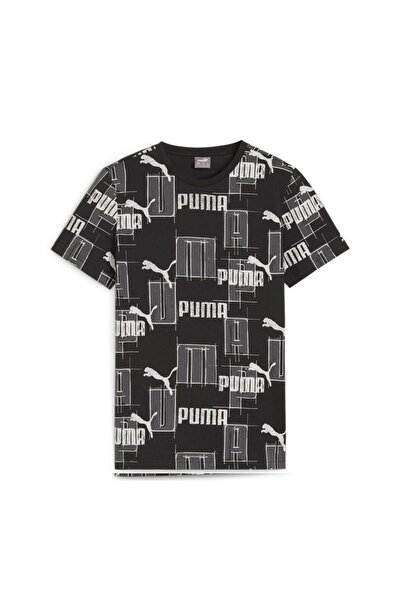 Puma ESS+ LOGO LAB AOP TEE B 679230-01 Μαύρο