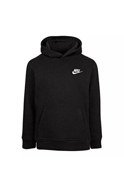 Nike Φούτερ με κουκούλα CLUB FLEECE PO 86F322-023 Μαύρο 2-3