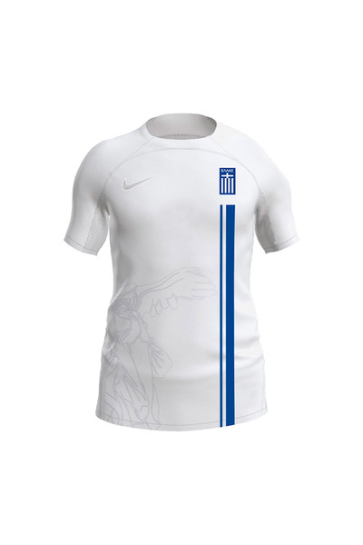 Nike ΕΛΛΑΣ ΕΝΤΟΣ ΕΔΡΑΣ ΦΑΝΕΛΑ ΠΑΙΔΙΚΗ EDR0912-100 Λευκό