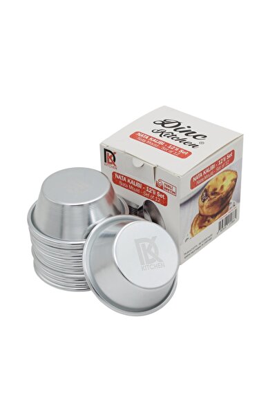 dinckitchen Nata Kalıbı 12li Set Alüminyum 12li Set