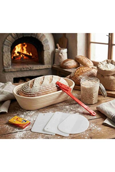 dinckitchen Ekmek Yapım Seti Yuvarlak 22 Cm Bezli