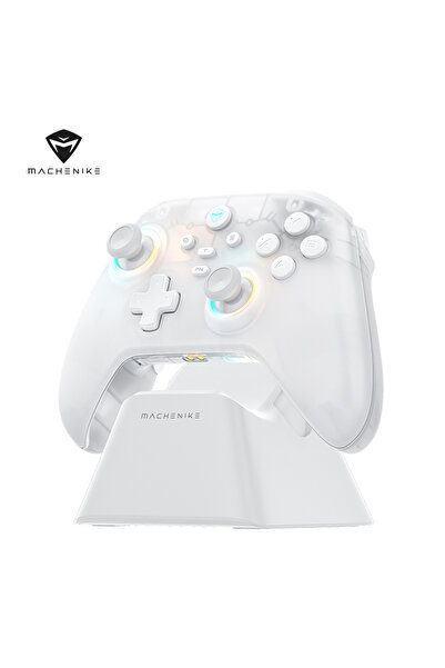 Choice4 MACHENIKE G3V2 Set White Machenike G3 V2 PC Gaming Controller Hall Ef...