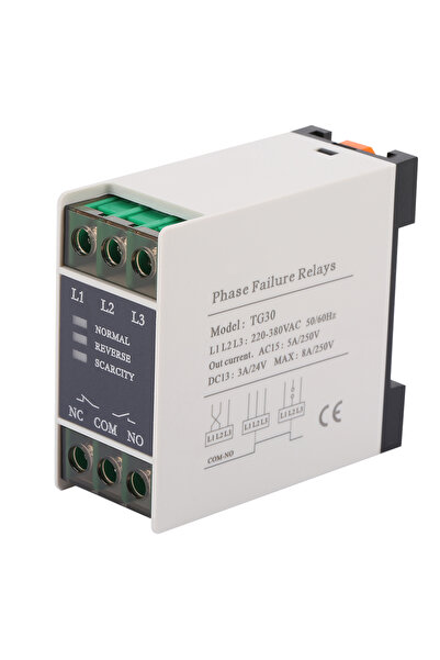 Choice A Phase Failure Relay Phase Sequence Relay TG30 3-Phase Phase Sequence...