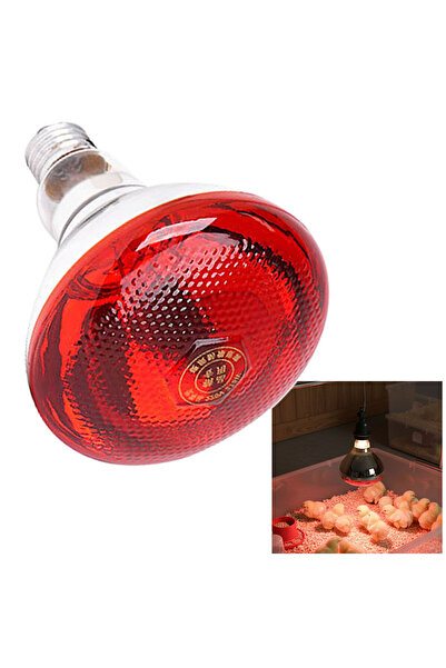 Choice Red matte 250w 16.5x12.5x250 Heating Lamp Infrared Heat Bulb for Anima...