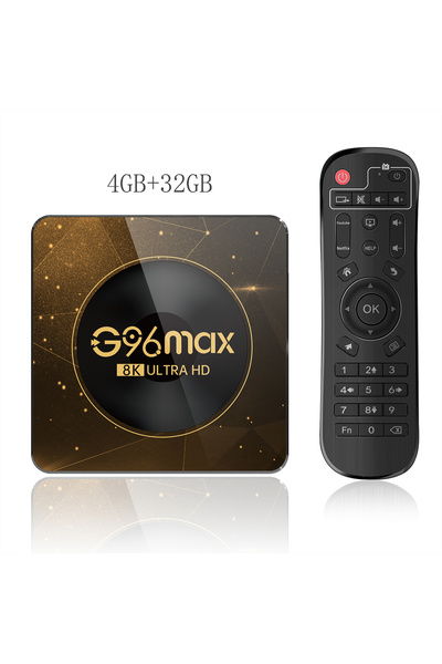 Choice5 EU Plug 4GB32GB Android 13 8K Ultra HD Smart TV Box Wifi6 Fast Stable...