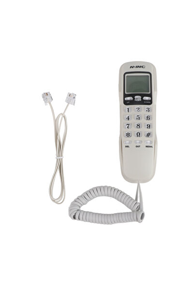 Choice WHITE Caller ID Telephone KX-T888CID English White LCD Dispaly Telepho...