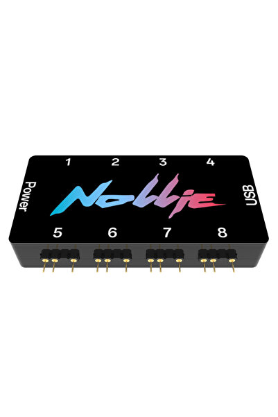Choice APWIKOGER 8 Ports 5V 3PIN ARGB Controller 8/16 Way Addressable ARGB Fa...