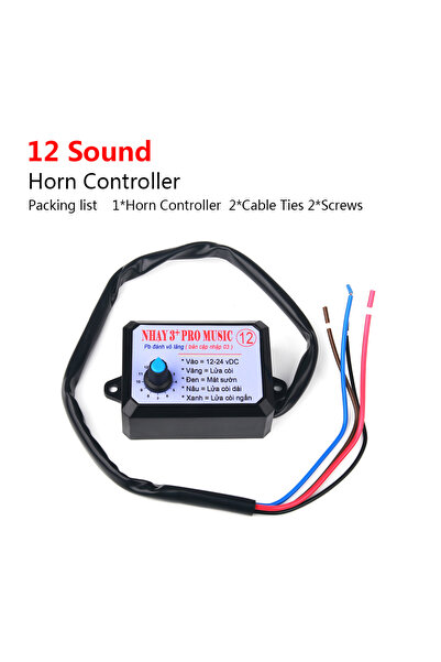 Choice 12 sounds 12V-24V 8 Sound and 12 Sound Musical Electronic Horn Control...