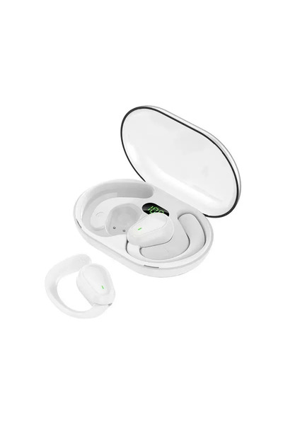choice2 WHITE D88 OWS Bluetooth Earphones LED Display Sport Wireless Headphon...