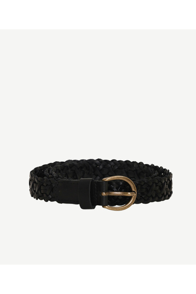 Yargıcı Knit leather belt