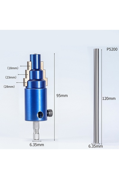 Choice1 Blue Broken Pipe Extractor Tool for 1/2" 3/4" 1" Pipes - Internal Pip...