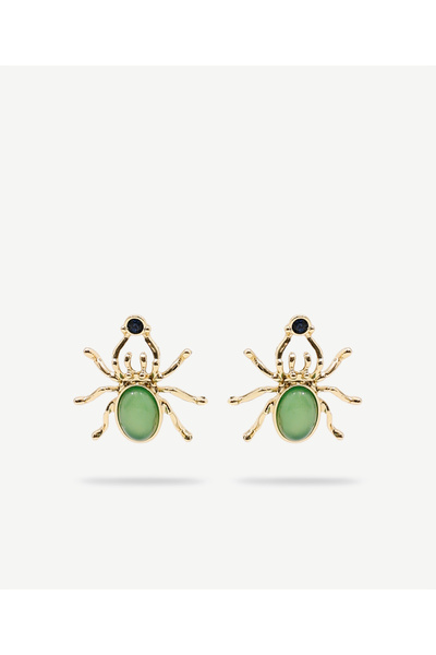 Yargıcı Glass Stone Detailed Earrings
