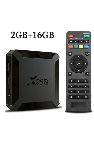 Choice EU Plug 2G 16G X96Q Android10 TV Box Allwinner H313 Quad Core 4K Smart...