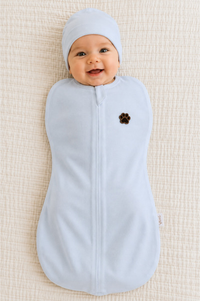 Melekpare 100% Cotton Zippered Baby Swaddle Newborn
