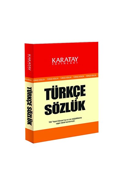 Genel Markalar 4E Karatay Türkçe Sözlük Karton Kapak 1.Hamur
