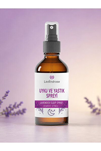Lavendrose Doğal Lavanta Özlü Uyku Ve Yastık Spreyi Lavender Sleep And Pıllow...