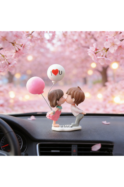 Choice4 Type6 Car Decoration Cute Cartoon Couples Action Figure Figurines Bal...