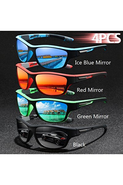 Choice 4PCS-(EveryColor) 4PCS Fashion Vintage Pattern Fishing Cycling Sports ...