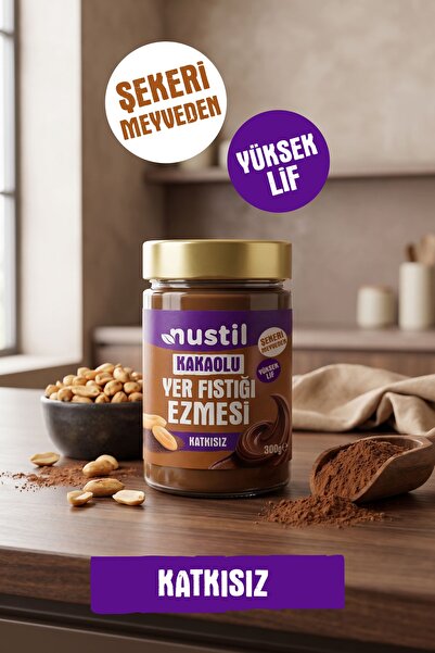 NUSTİL Kakaolu Yer Fıstığı Ezmesi 300g
