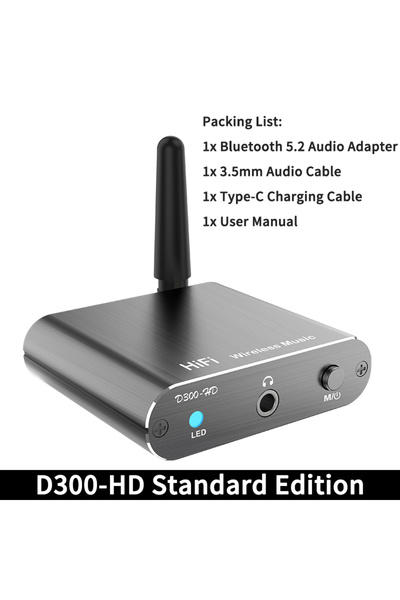 Choice Standard Edition Qualcomm APTX-HD Bluetooth 5.2 Audio Receiver Hifi St...