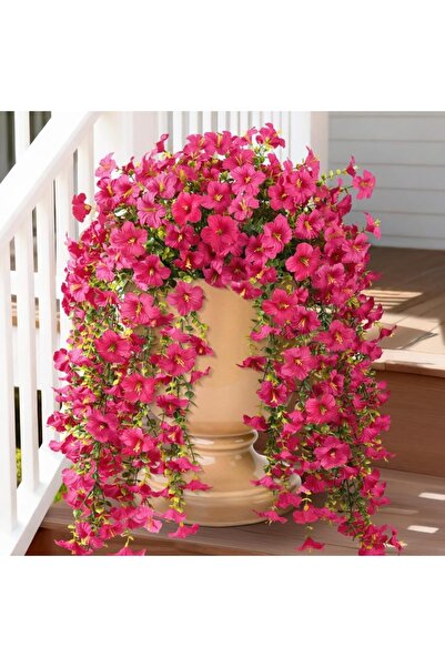 Choice22 2 pcs Rose Red 1/2Pcs Artificial Flowers Vine Morning Glory Wedding ...
