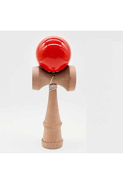 Choice Red Wooden Toy Professional Skillful Juggling Ball Catch Ball in Cup T...