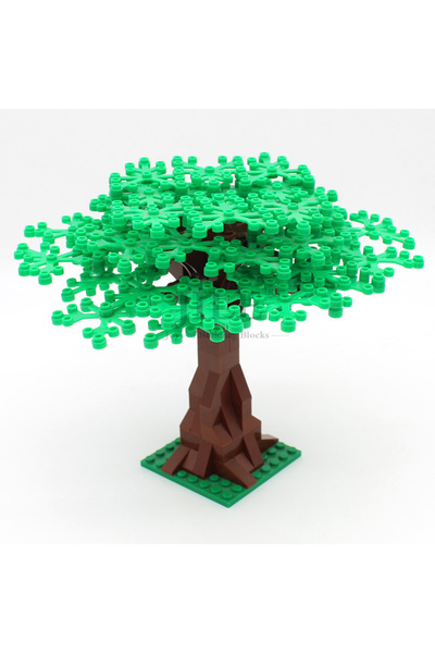 Choice6 big tree Green MOC DIY Building Blocks Bricks Jungle Garden Plant Tre...