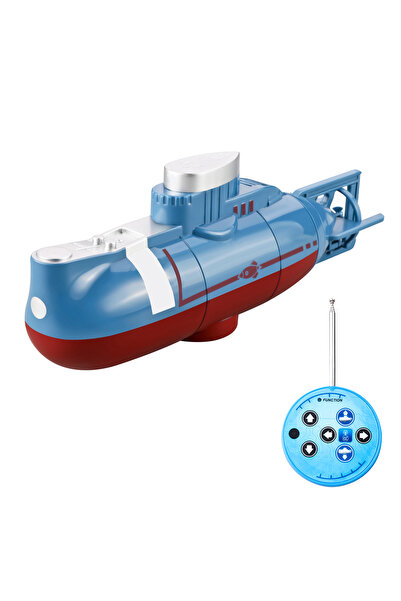 Choice Blue Mini RC Submarine 0.1m/s Speed Remote Control Boat Waterproof Div...