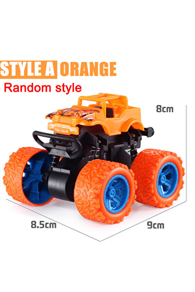 Choice1 StyleA Orange Hot Toys Car Monster Truck Four-wheel Drive Vehicle Stu...
