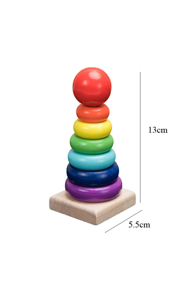 Choice3 3B Hot Kids Montessori Wooden Toys Macaron Blocks Learning Toy Baby M...
