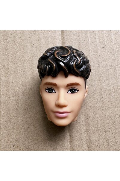 Choice little defectives boy head 1 1/6 Boys Doll Heads Prince Ken Heads Soli...