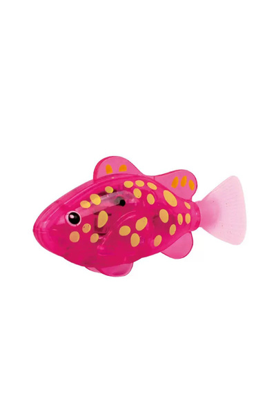 Choice7 Red 6pcs - Premium Electronic Fish Toys for Swimming in Water, LED Li...