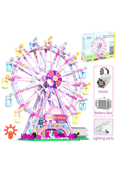 Choice With box ZKZC Cherry blossom color City Friends Seven Colors LED Rotat...