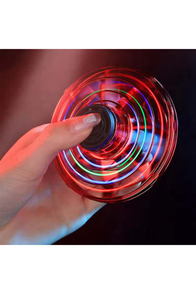 choice2 Red NEW LED Flying UFO Spinner Fingertip, Upgrade Flight Helicopter G...