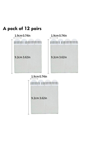 Choice 1.9X9.2CMX12 pairs 12 Pairs Tapes for Hanging Paintings, Genuine Hangi...