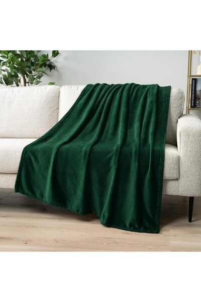 PAVILIA Green Microfiber Blanket