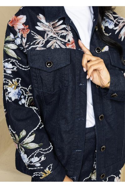 Bond Denim Embroidery Jacket