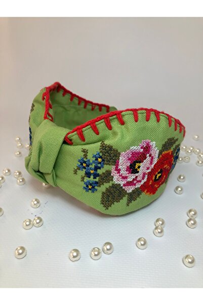 LiewensStyle Hand-Embroidered Bohemia Crown with Canvas Embroidery