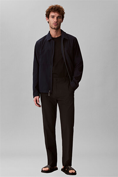 Calvin Klein Ls Seersucker Blouso Erkek Mont Lacivert